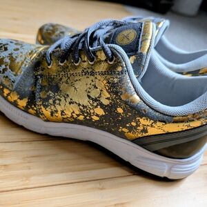 Inkkas Gray and Black Sneakers